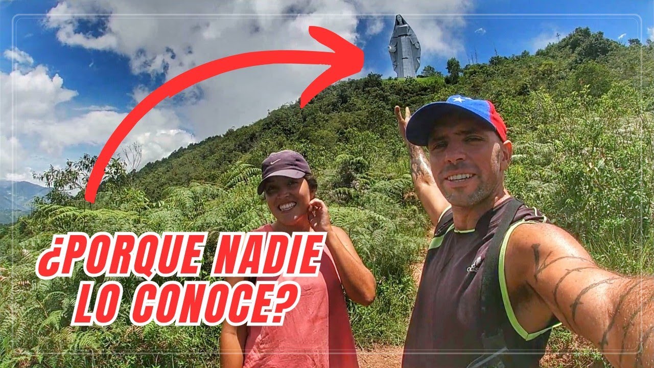 Más alto que el Cristo Redentor ✝️ y La estatua de la Libertad 🗽. LA VIRGEN DE LA PAZ -Cicloviajeros