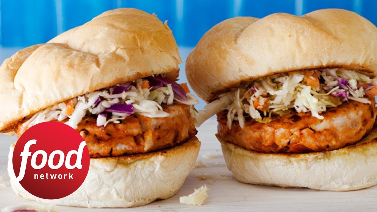 Rachael’s BBQ Chicken Burgers How-To | 30 Minute Meals with Rachael Ray | Food Network