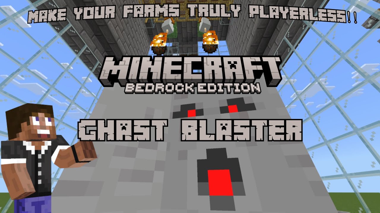 Ghast Blaster Tutorial - Automated Block Breaking!