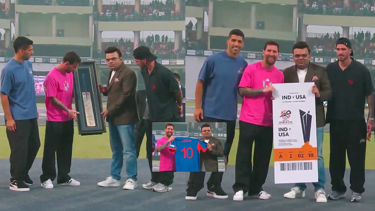 Lionel Messi at Arun Jaitley Stadium New Delhi | T20 World Cup | G.O.A.T India Tour