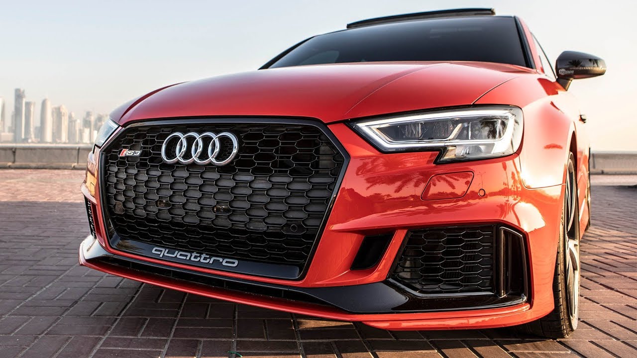 400HP(!) 2018 AUDI RS3 SEDAN in BEAUTIFUL SPEC - 0-200kmh,5cyl,,Tangored/black optics etc