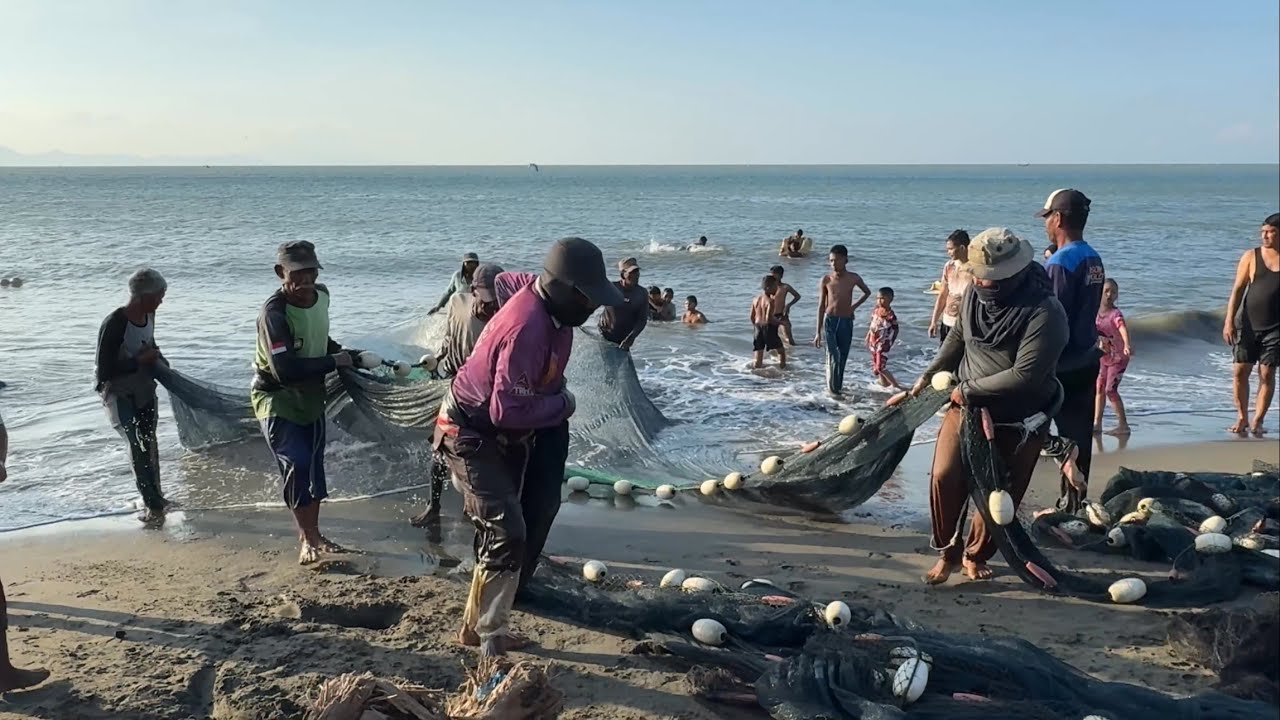 Hard Work‼️ The Struggle of Traditional Fishermen To Catch Fish 😯🤩