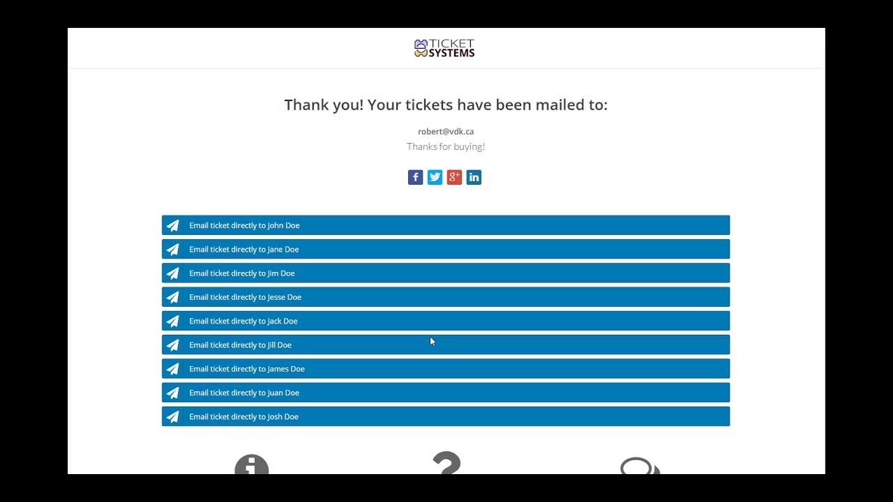 Buying eTickets on the eTicketSystems.com Platform