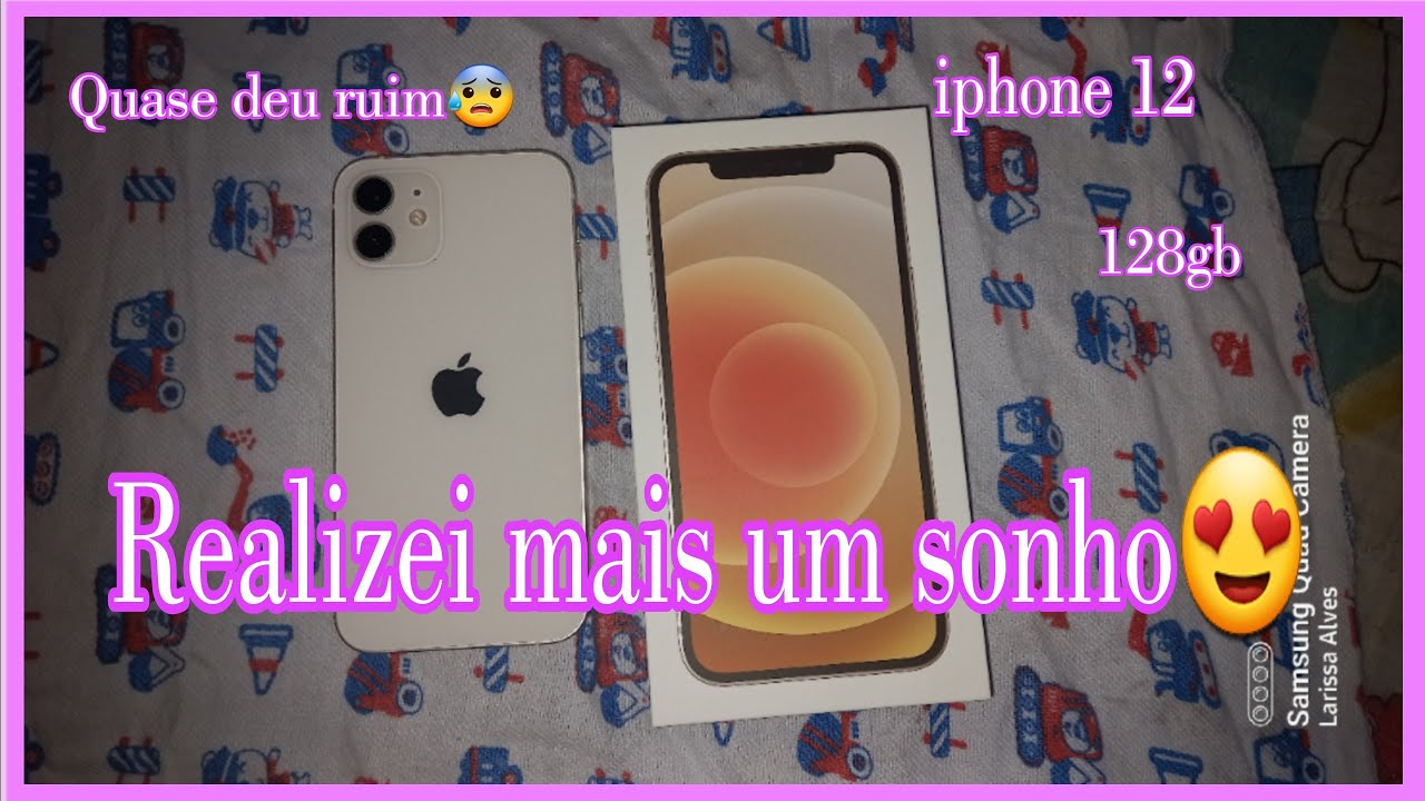 Comprei meu tão sonhado iphone 12🙏🏻😍 + unboxing.