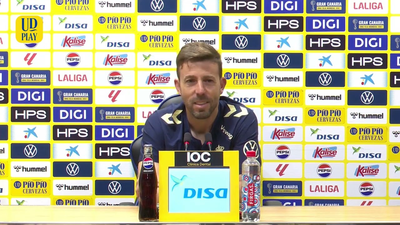 Rueda de prensa de Luis García previa al UD  Las Palmas vs A.D. Ceuta F.C. 06/03/2026
