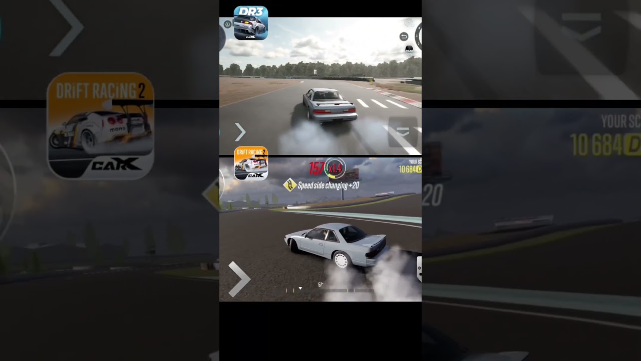 CarX DR2🆚CarX DR3 crash test CarX Drift Racing #carxdriftracing #carparking