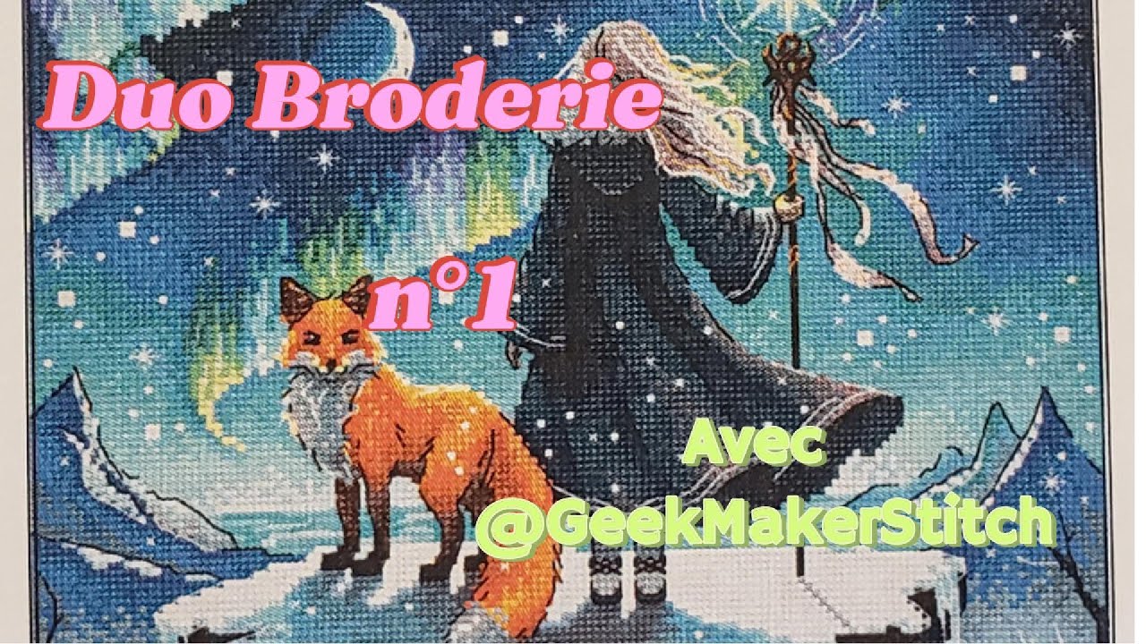 👭 🪡 MON PREMIER DUO DE BRODERIE