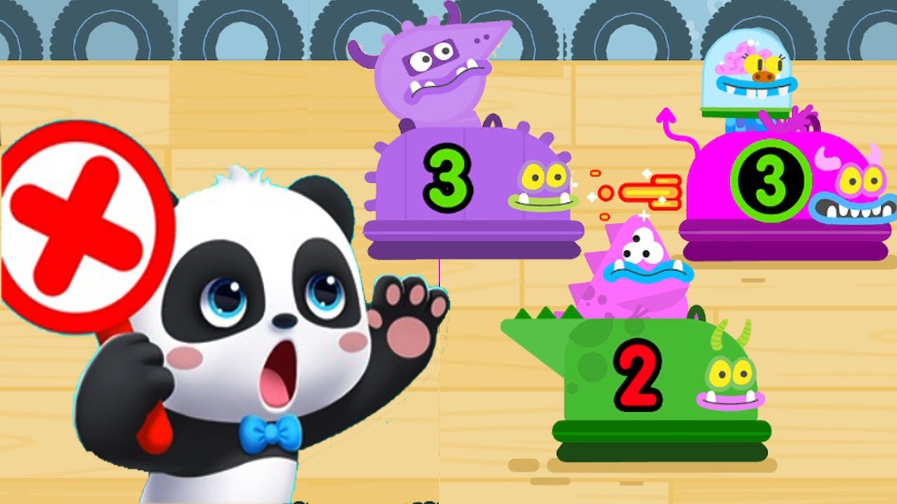 Baby Panda Preschool Academy #8 - Teach Monster: Number Skills P3 - Numbers For Kids - Babybus Games