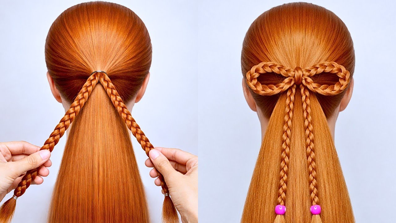 🎀Learn This Cute Ponytail Hairstyle For Everyday School | ponytail hairstyles | hair style girl