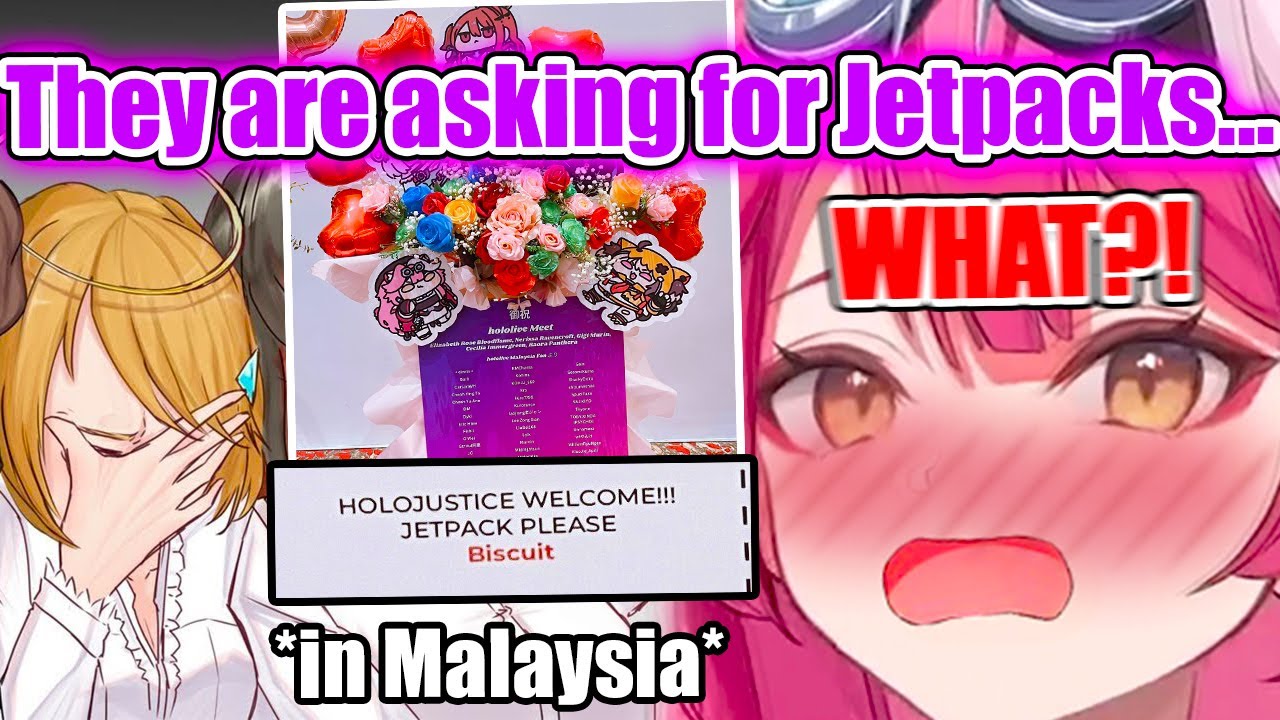 Staff Tells Raora Her Fans Sent Flowers to Malaysia Asking for Jetpacks【Hololive EN】