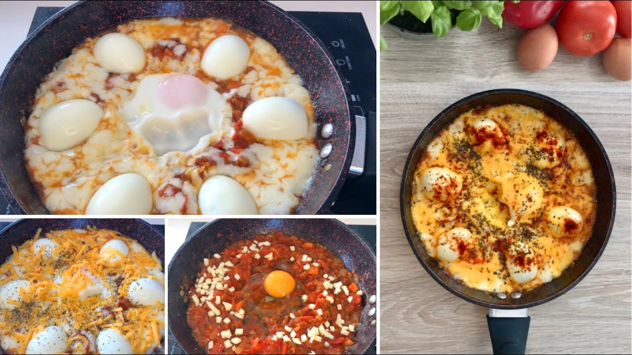 Jajka na twardo po turecku - Amazing eggs in Turkish way -  أحلي طاسة بيض علي الطريقة التركية