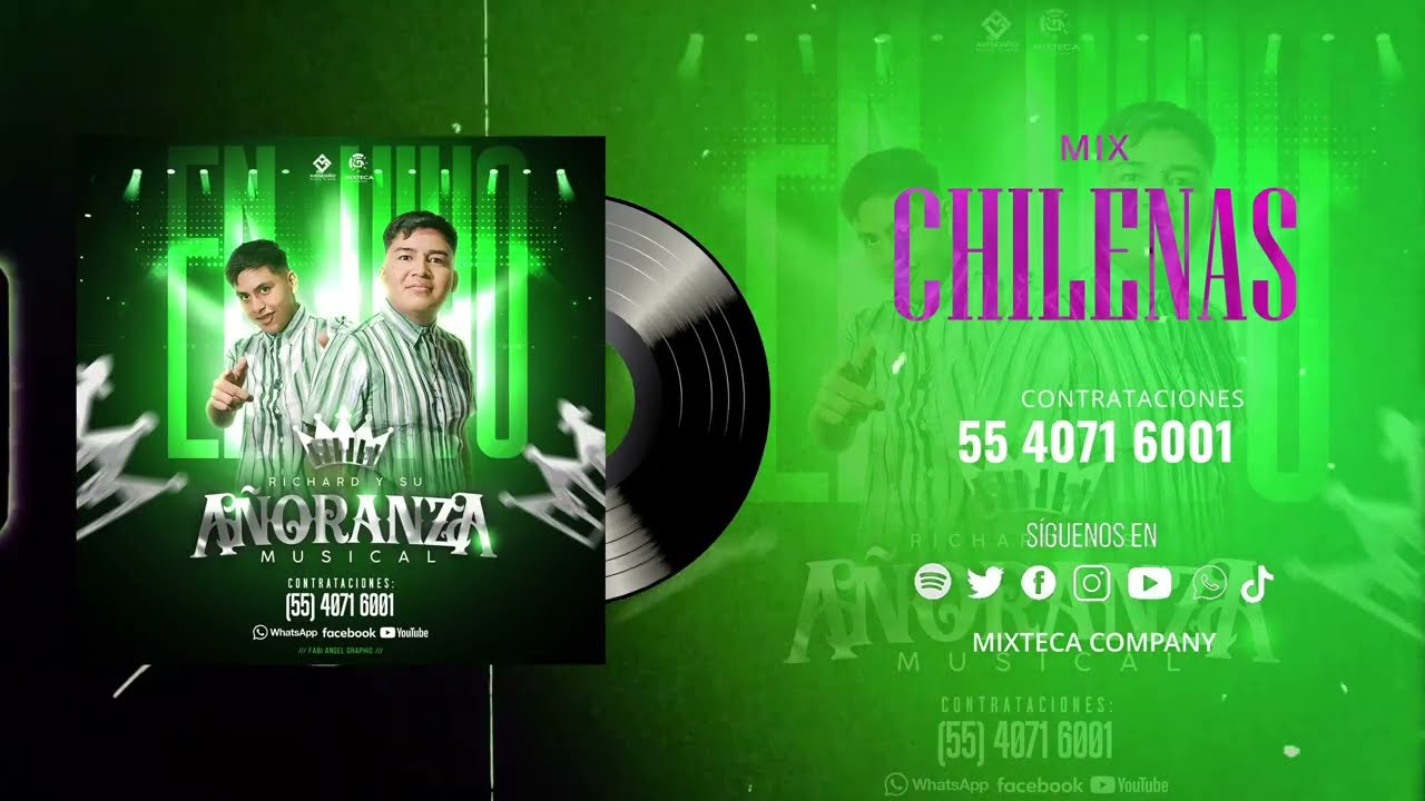 Richard y Su Añoranza Musical ★ MIX CHILENAS En Vivo Desde San Juan Mixtepec ✔
