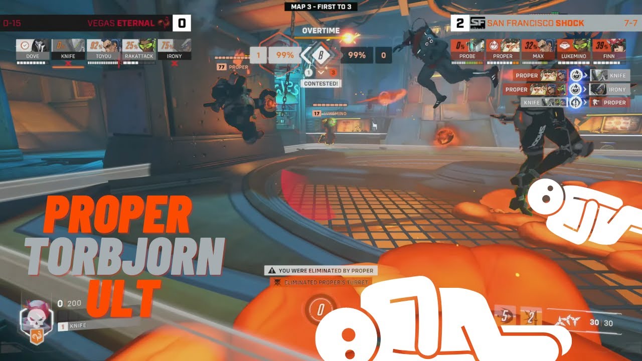 2023 Overwatch League Proper Torbjorn Ult Takes Point