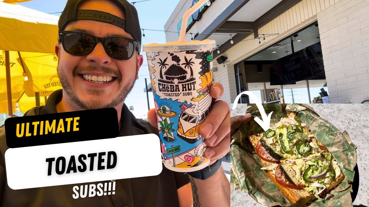 Ultimate toasted subs?!| Cheba Hut review!! |Scottsdale, AZ