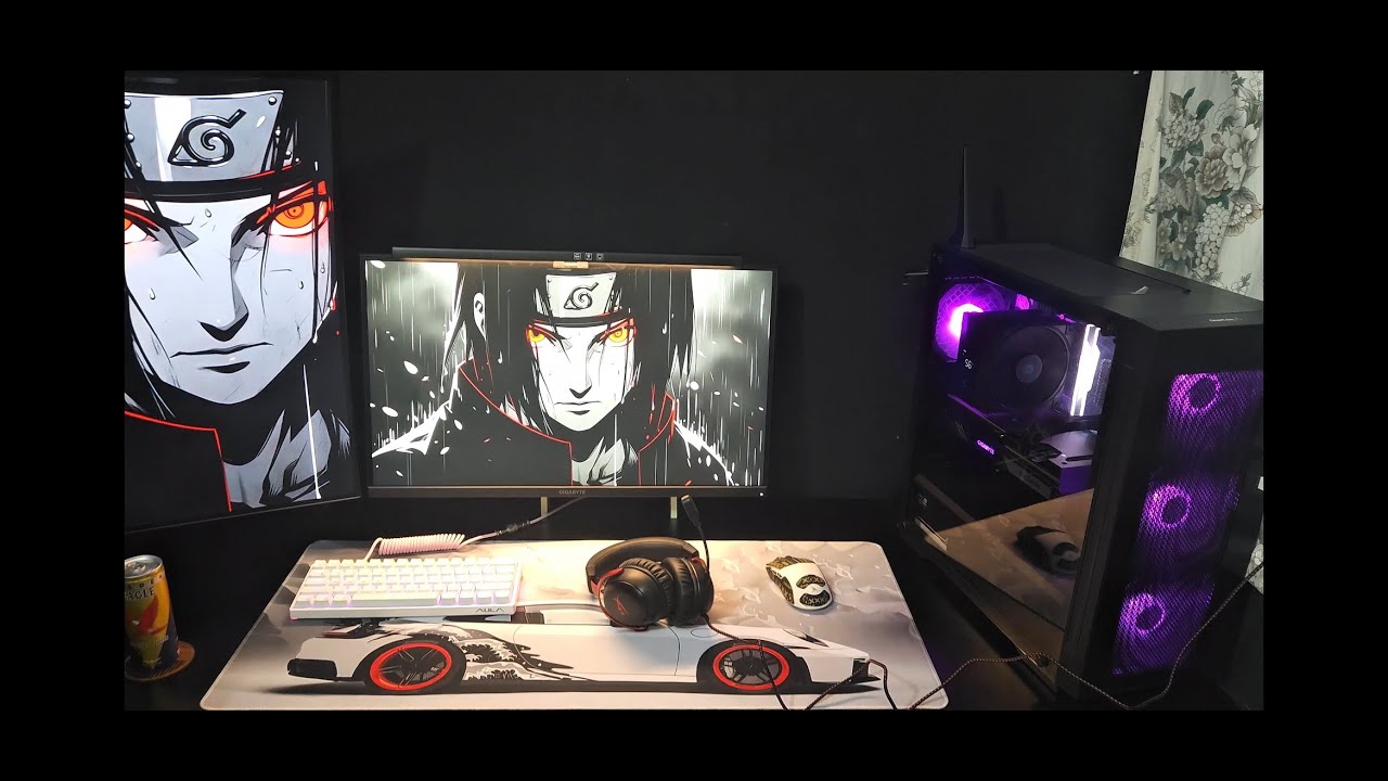 POV unboxing my new monitor 240hz and new headset (ASMR)