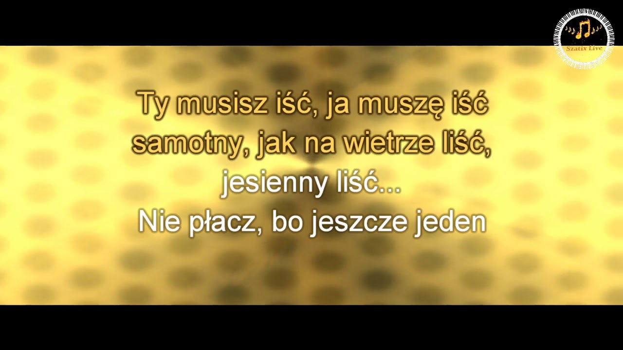 Nie płacz - Boys (Szatix Live) Karaoke