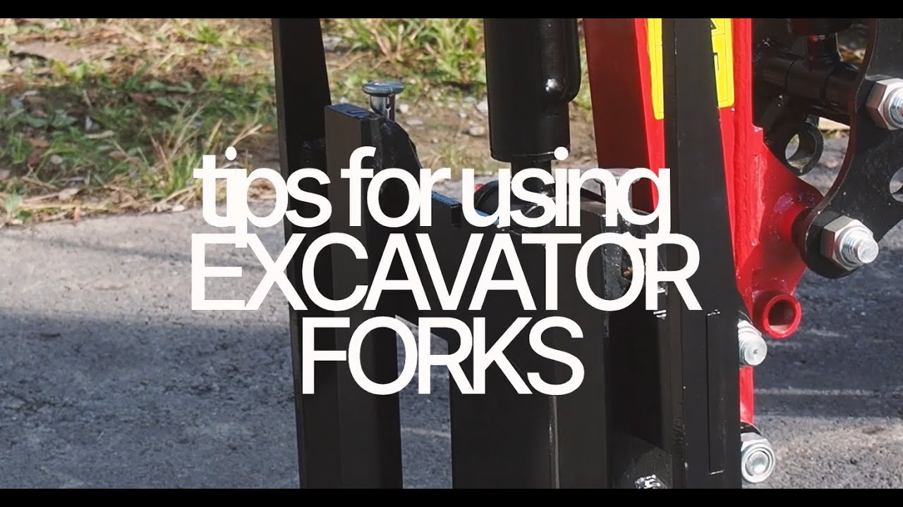 Tips for using a Mini-Excavator with Forks