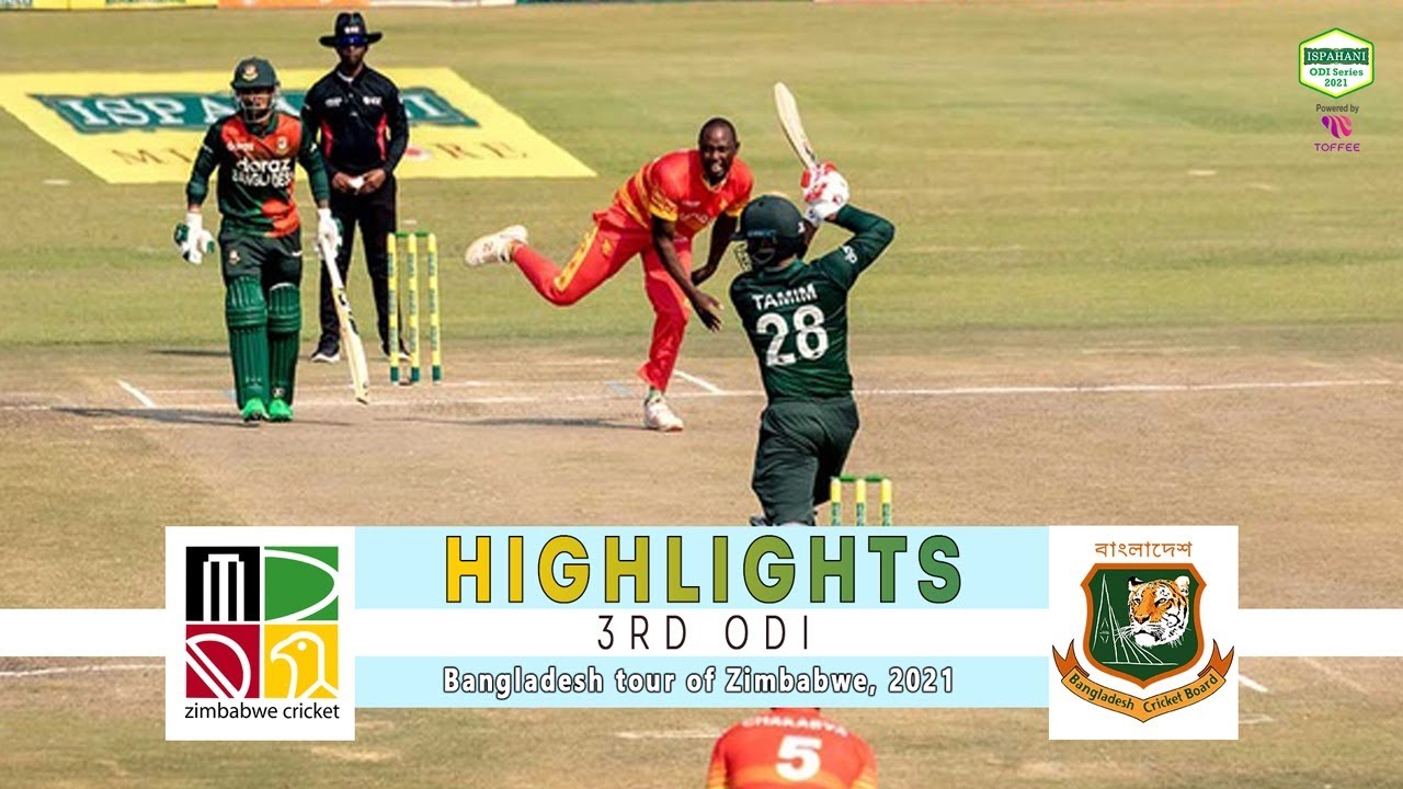 Zimbabwe vs Bangladesh Highlights || 3rd ODI || Bangladesh tour of Zimbabwe 2021
