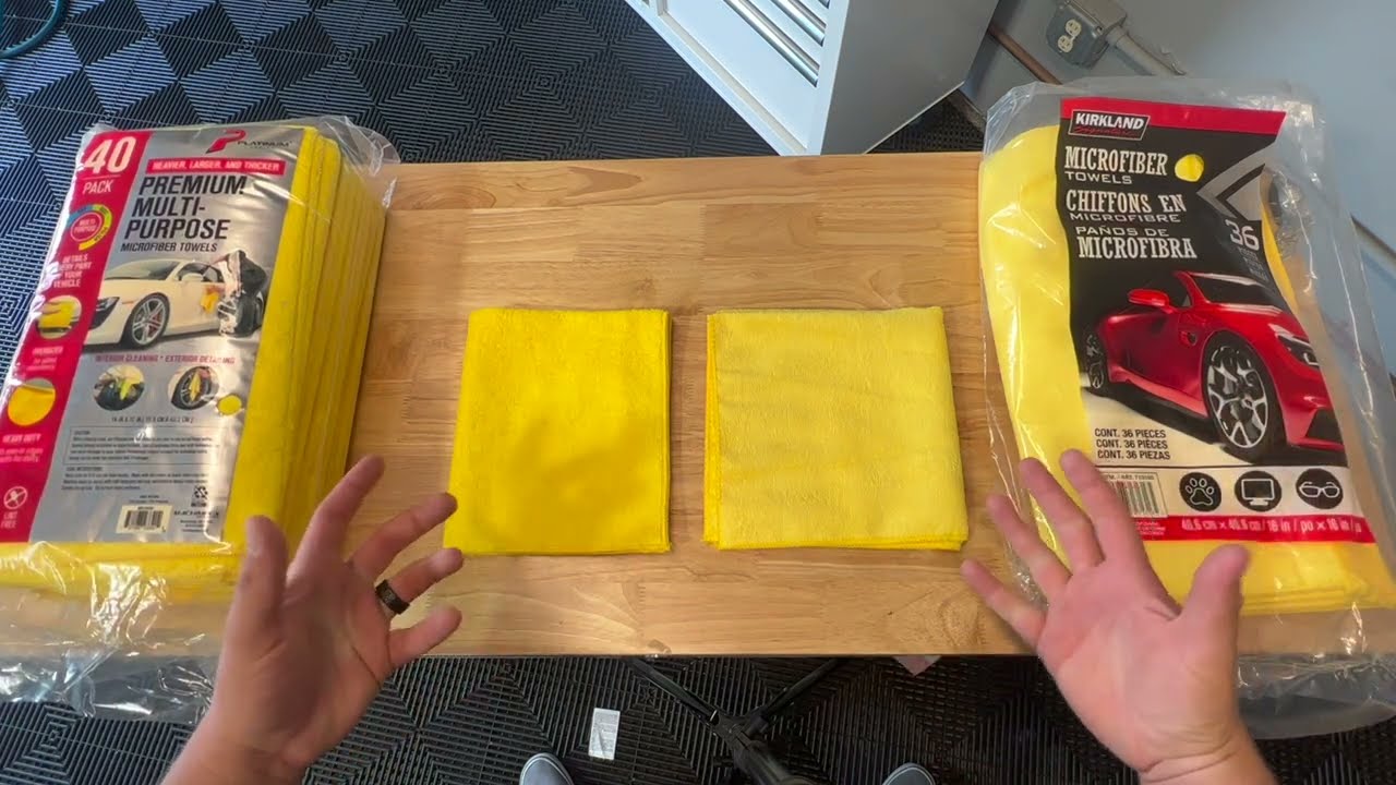 COSTCO VS WALMART MICROFIBER TOWELS...WHICH ONES ARE BETTER?