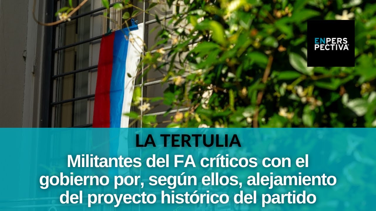 Frente Amplio: Grupo de militantes cuestiona al gobierno por giro al centro y la derecha