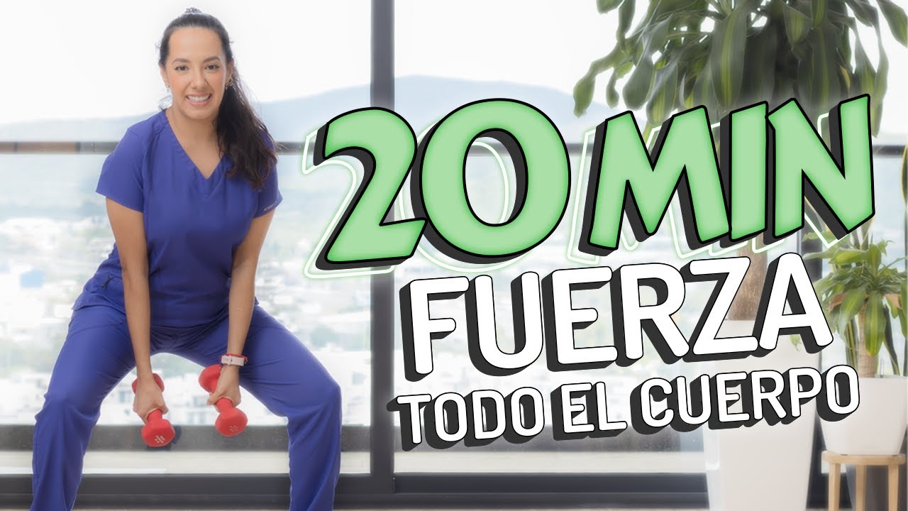 Rutina de 20 min para Ganar Fuerza en todo el Cuerpo: Fullbody Workout para Mayores Mariana Quevedo