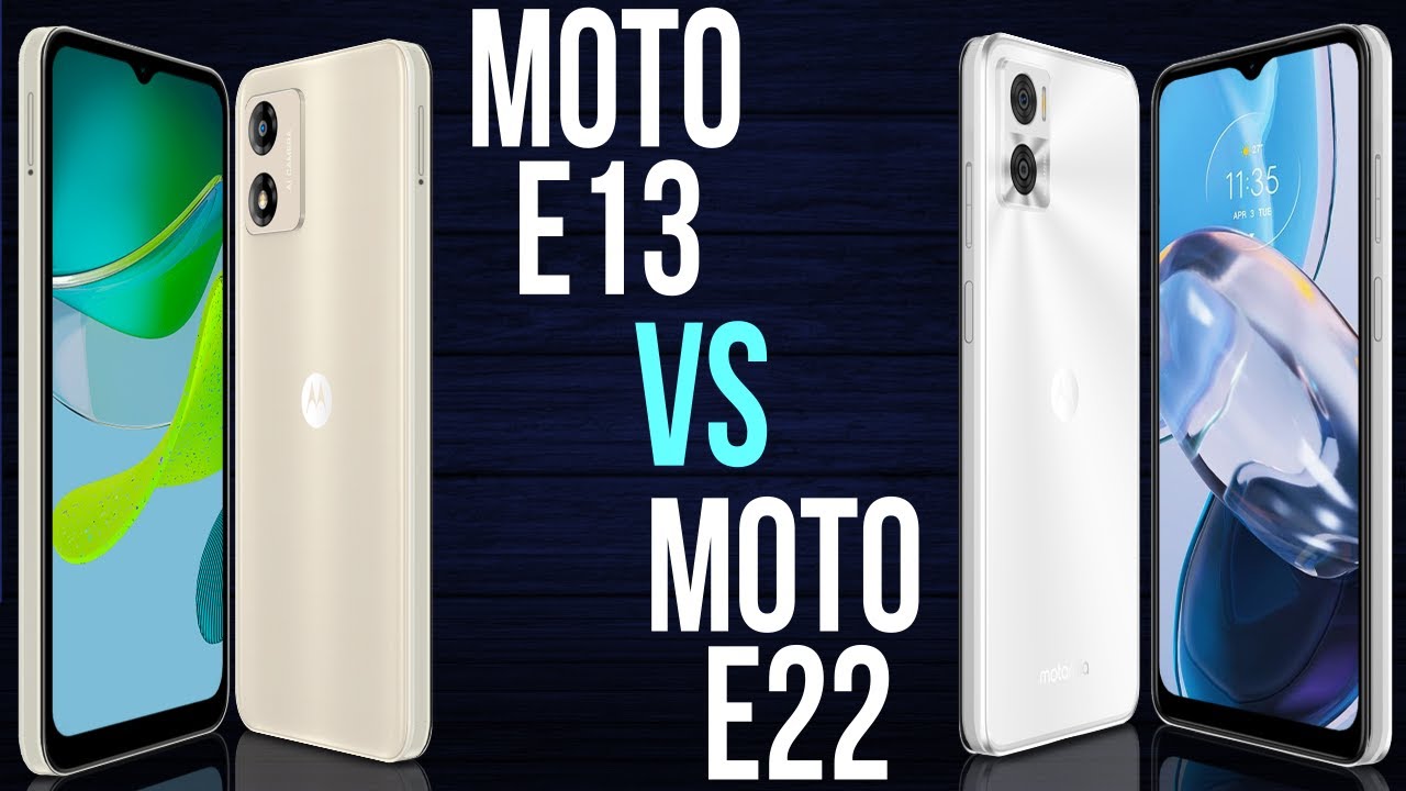 Moto E13 vs Moto E22 (Comparativo & Preços)