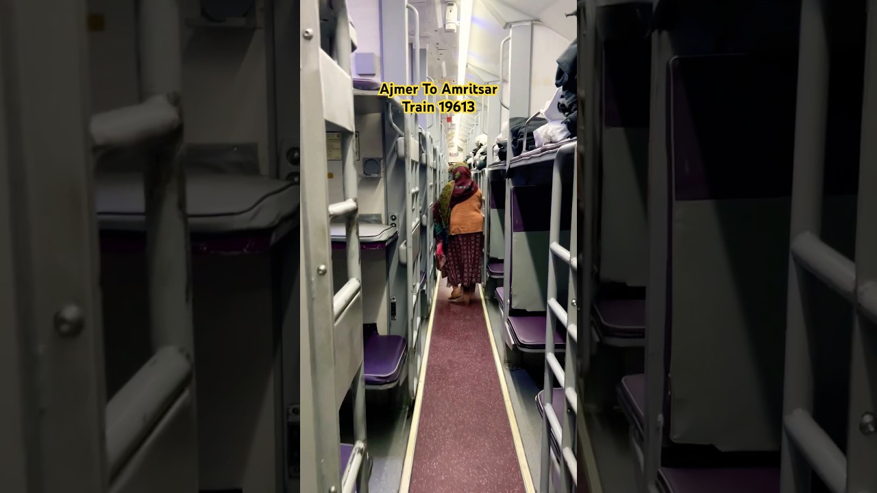 Ajmer to amritsar train 19613 #train #trainjourney