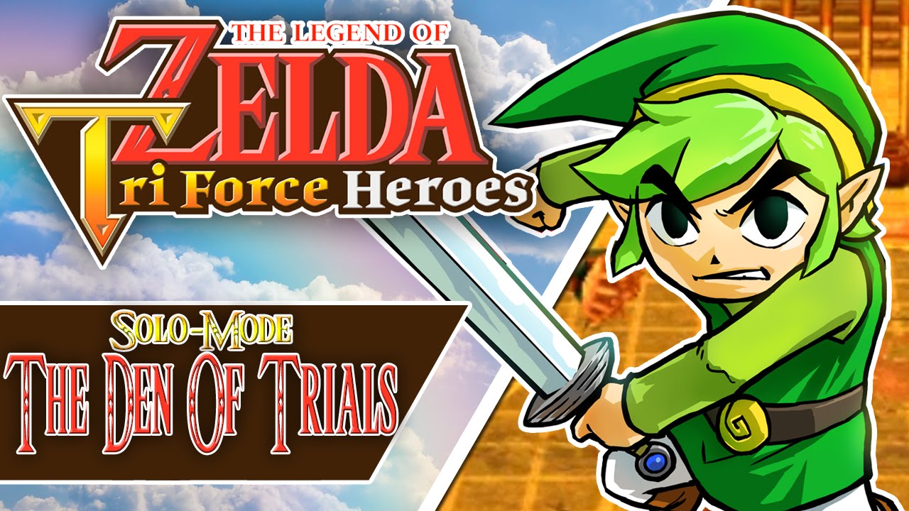 The Legend of Zelda: Tri Force Heroes - Den Of Trials DLC | Solo Mode 100% Walkthrough