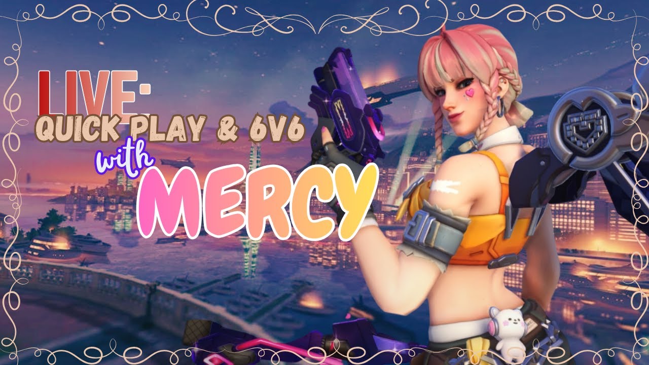 [PS5] Overwatch 2 - Quick Play with my team🌸💖 - Mercy Gameplay S20