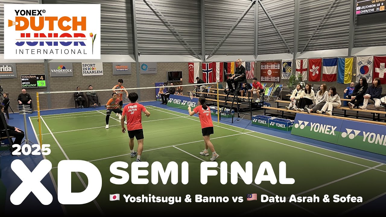 SF, XD-U19, 🇯🇵 Yoshitsugu & Banno vs 🇲🇾 Datu Asrah & Sofea, Yonex Dutch Junior International 2025
