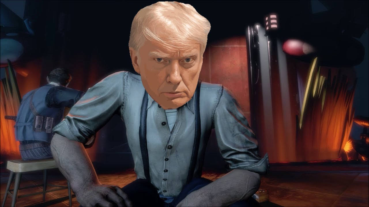 (Bioshock) Frank Fontaine speech but I voiced Donald Trump