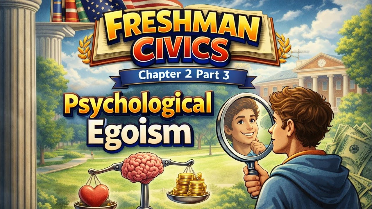 Moral chapter 2 part 3 Psychological Egoism # Freshman 