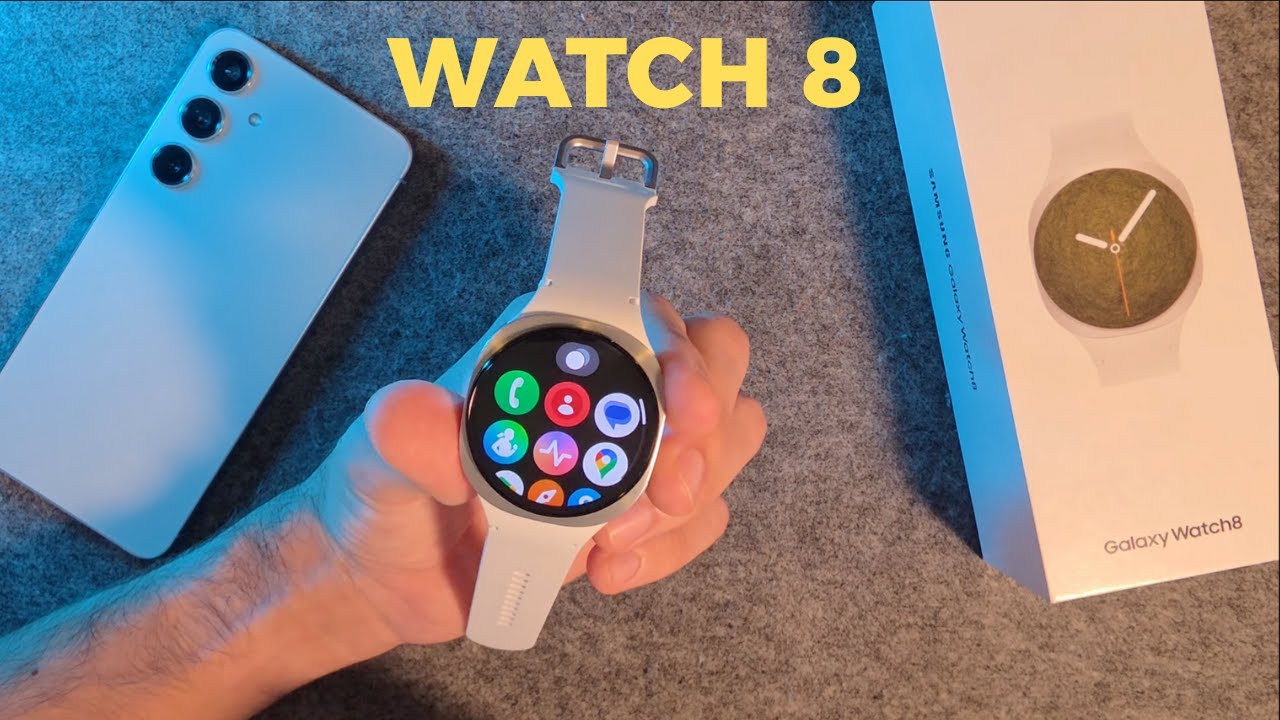 Galaxy Watch 8 CHEGOU! Unboxing e Primeiras Impressões