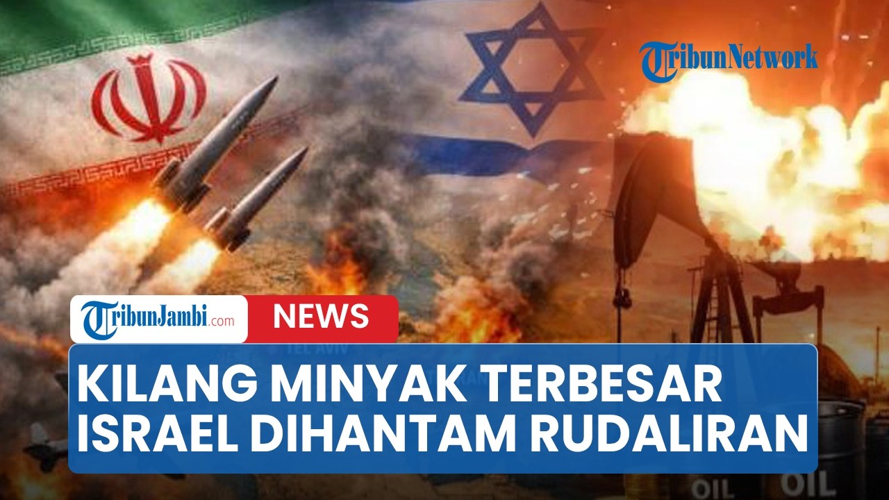 Kilang Minyak Terbesar Israel di Kota Haifa Dihantam Rudal Iran