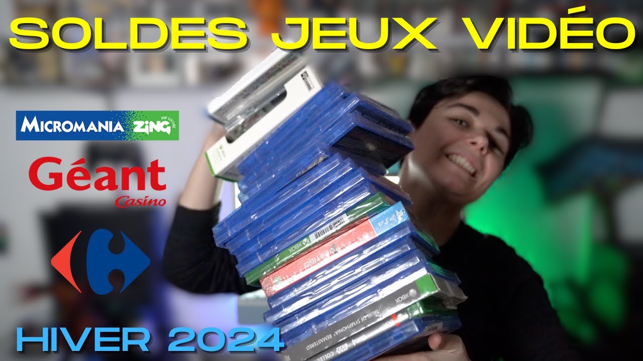 LES SOLDES D'HIVER JEUX VIDÉO 2024 - Une Journée Remplis de Bonnes Affaires !
