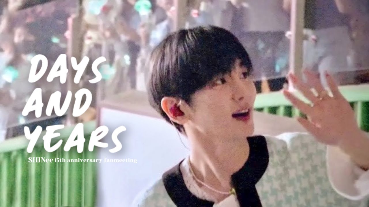 [4k] 230527 샤이니 15주년 팬미팅 days and years KEY 직캠 ㅣ 김기범 ㅣ 샤이니 키 ㅣ SHINee 15th anniversary fanmeeting