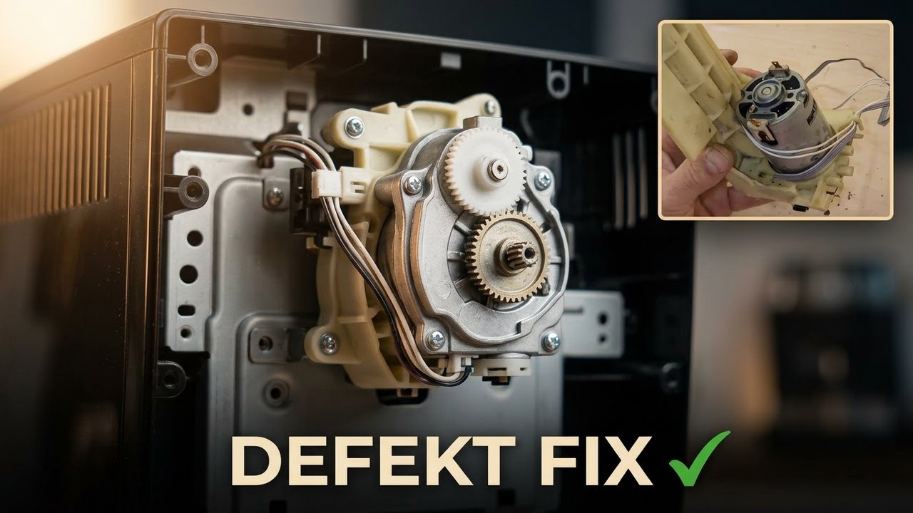 DeLonghi rattert Brühgruppe fährt nicht rauf. Antrieb Defekt ausbauen  reparieren