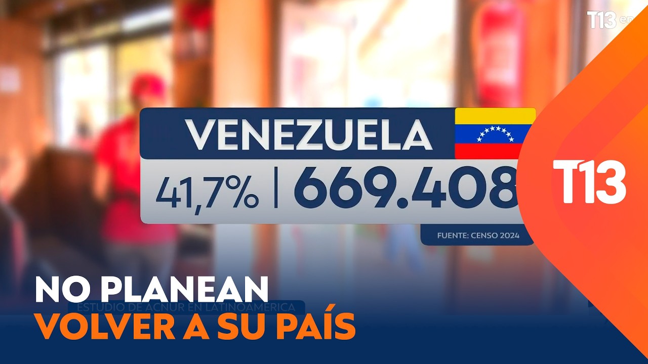 Estudio revela que la mayor&iacute;a de los venezolanos en Chile no planea volver a su pa&iacute;s