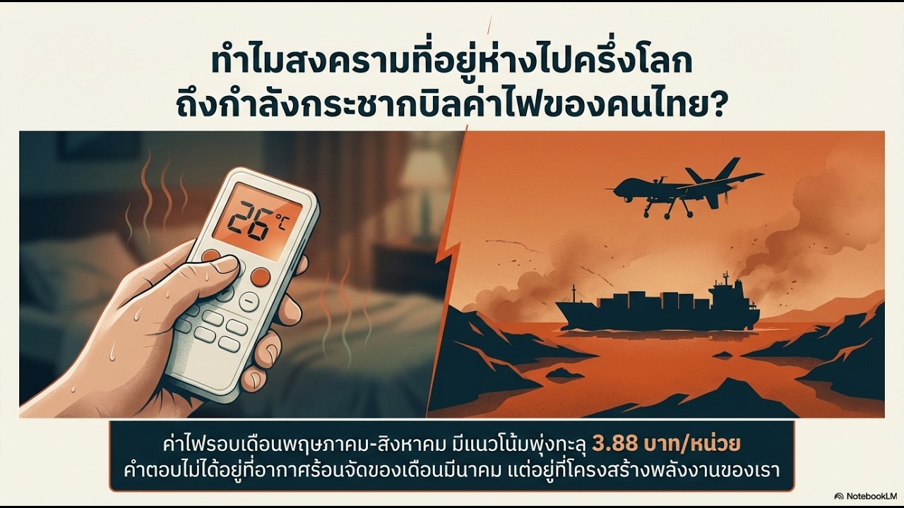 วิกฤต LNG ทำไมถึงน่ากลัวกว่าวิกฤตน้ำมัน? : อาจารย์เอ มีเรื่องเล่า!