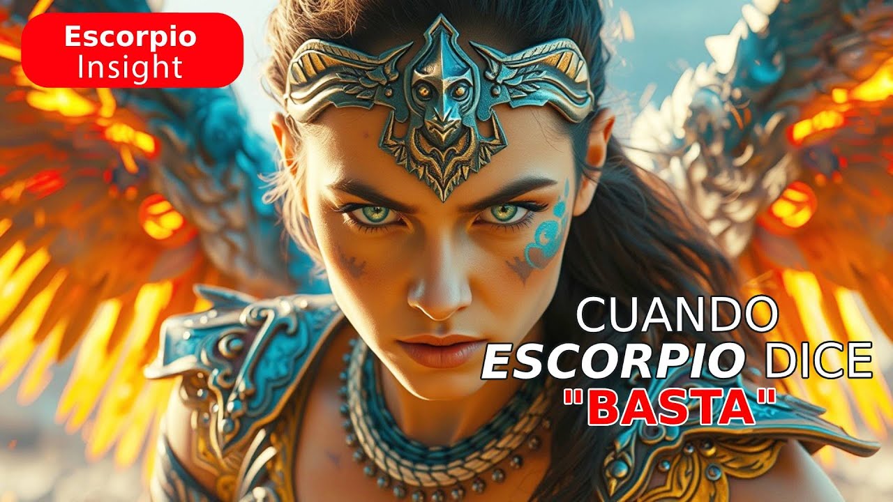 Cuando ESCORPIO ♏ dice  BASTA  ✋ y nadie puede hacerle cambiar de opinión