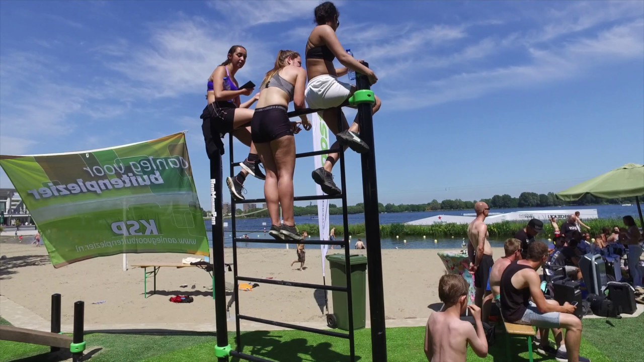 Park opening - Calisthenics / Ninja Warrior / Parkour Park Alpen aan den Rijn