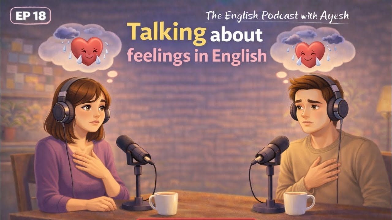 🎙️Talking About Feelings in English | Easy English Podcast For Beginners