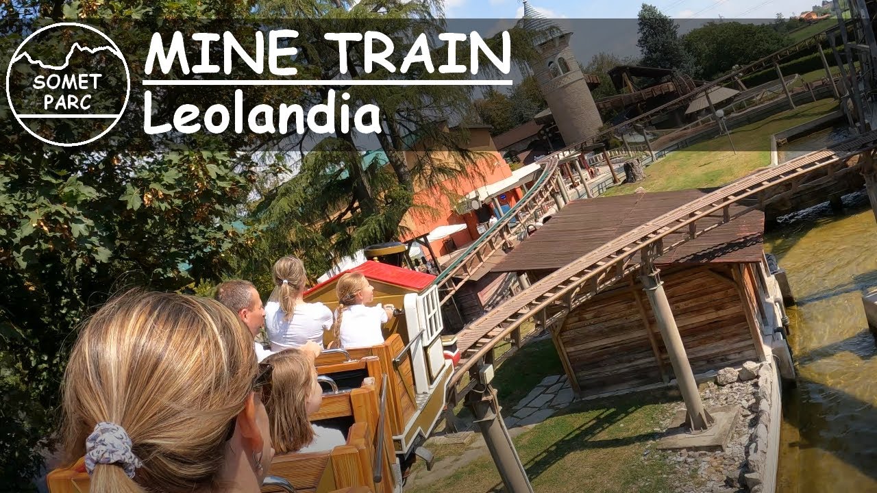 🎢 MINE TRAIN Leolandia onride 4K