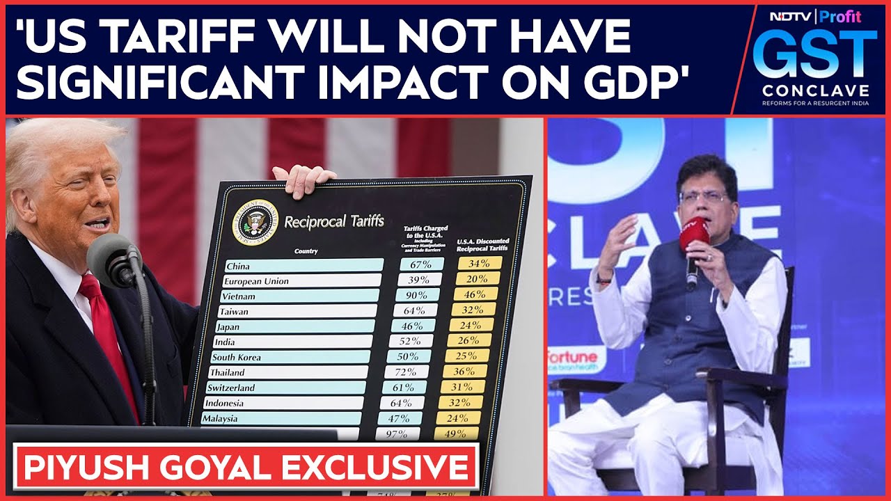 US Tariff Will Not Have Significant Impact On GDP, Says Piyush Goyal