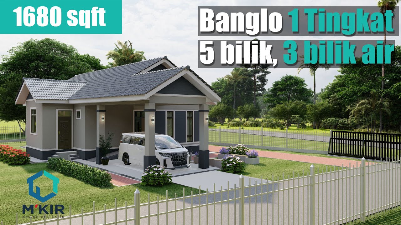 BANGLO Baru 1 Tingkat 1680 SQFT dengan 5 bilik, 3 bilik air di Besut Terengganu #mkirproperty