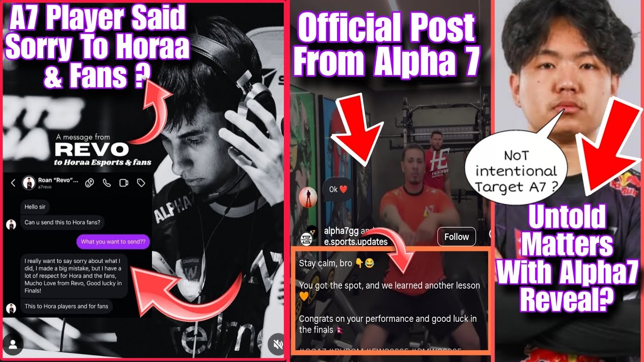 Alpha7 Player Said Sorry To Horaa & Fans😮! Sleepy Share Other Matters with Alpha7? T2k Analyst Soon?