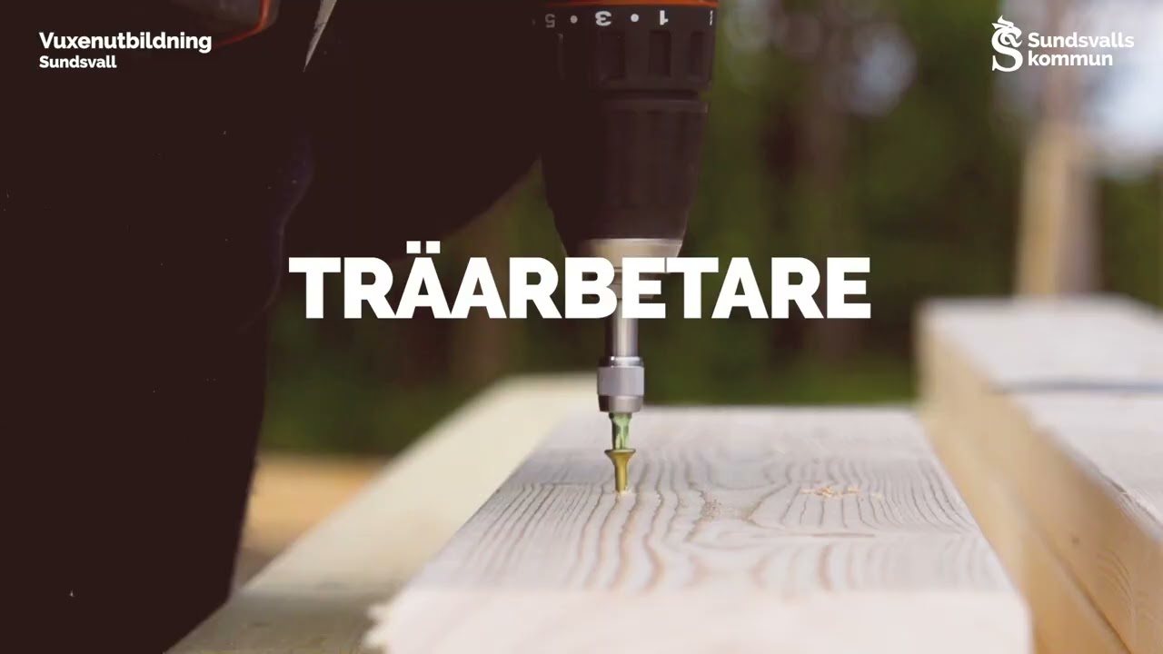 Tr&auml;arbetare - Vuxenutbildning Sundsvall