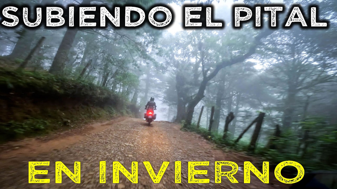 SUBIENDO EL PITAL en INVIERNO con la visibilidad casi NULA y CALLES EXTREMAS 