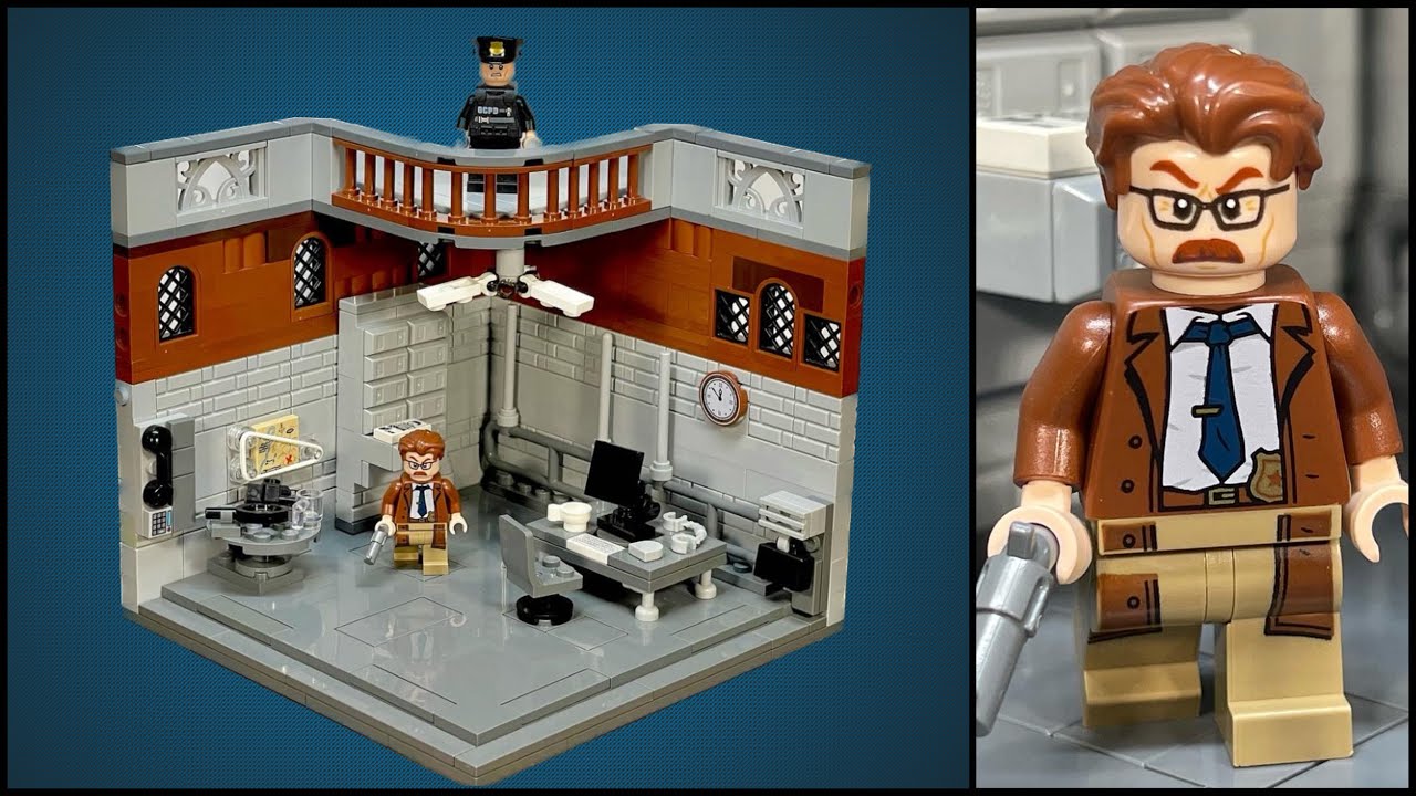 LEGO Batman Commissioner Gordon’s Office MOC