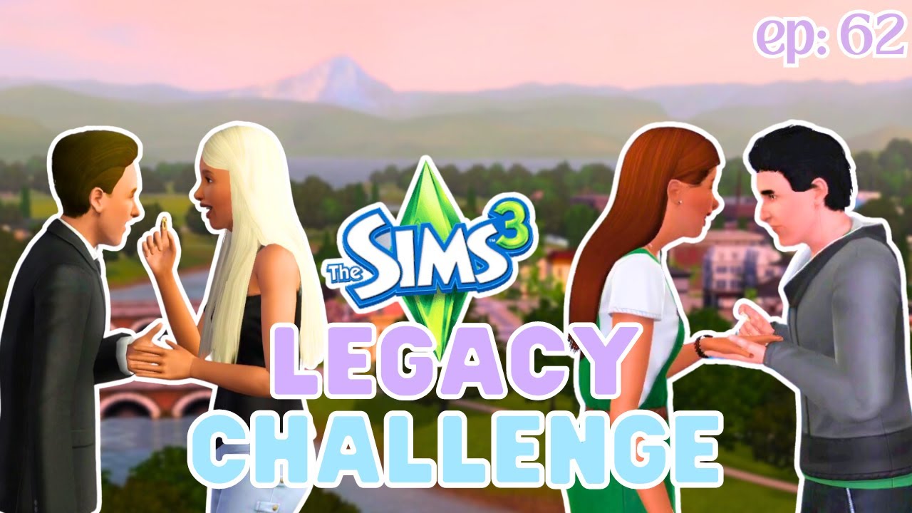 DOUBLE SPEED RUN WEDDING ACTION | Sims 3 Legacy Challenge | Ep: 62